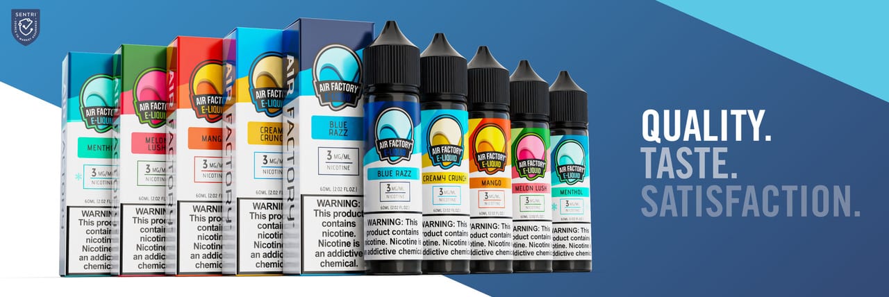 Air Factory E-Liquid — Quality. Taste. Satisfaction.